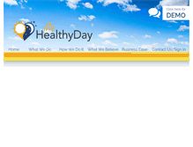 Tablet Screenshot of myhealthyday.com